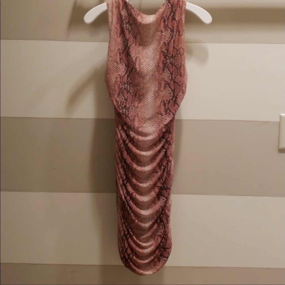 BOSTON PROPER SNAKESKIN DRESS -Like New - Picture 2 of 5